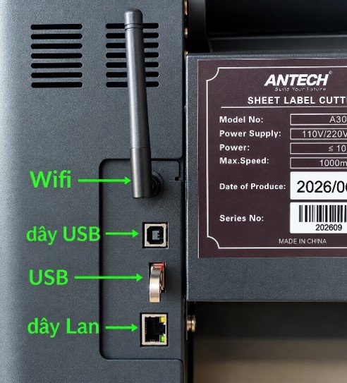 Cổng kết nối A450 PLUS